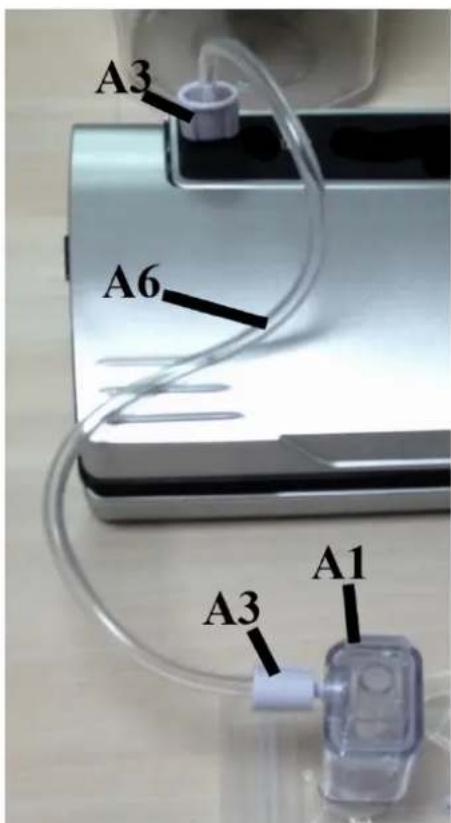 CASO VC120 - Operation vacuum sealing a bag - 2