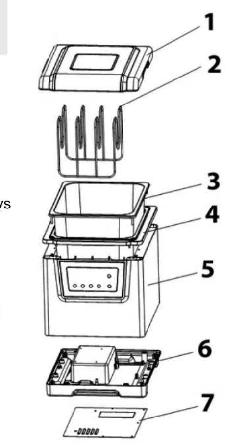 CASO SousVide Center SV500 - Appliance diagram - 1