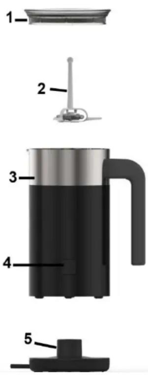 CASO Crema Grande Jet 1658 - Typeplaatje - 1