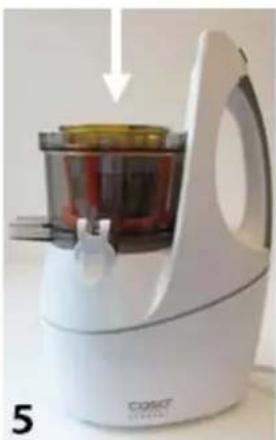 CASO Slow Juicer SJW 450 - a. Sapzeef/ Smoothiezeef - 5