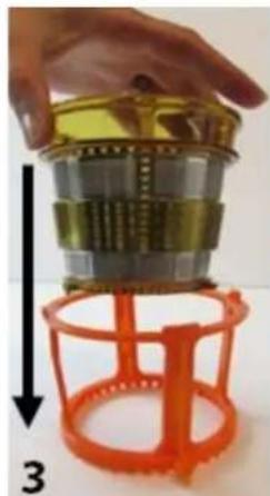 CASO Slow Juicer SJW 450 - a. Inserto per succo/ per frullato di frutta - 3