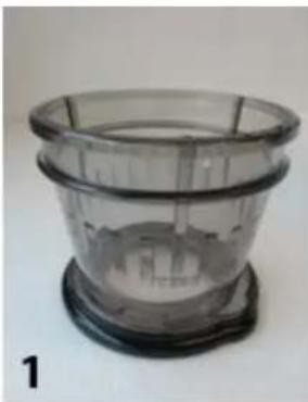 CASO Slow Juicer SJW 450 - 2b.Sorbetinzet - 1