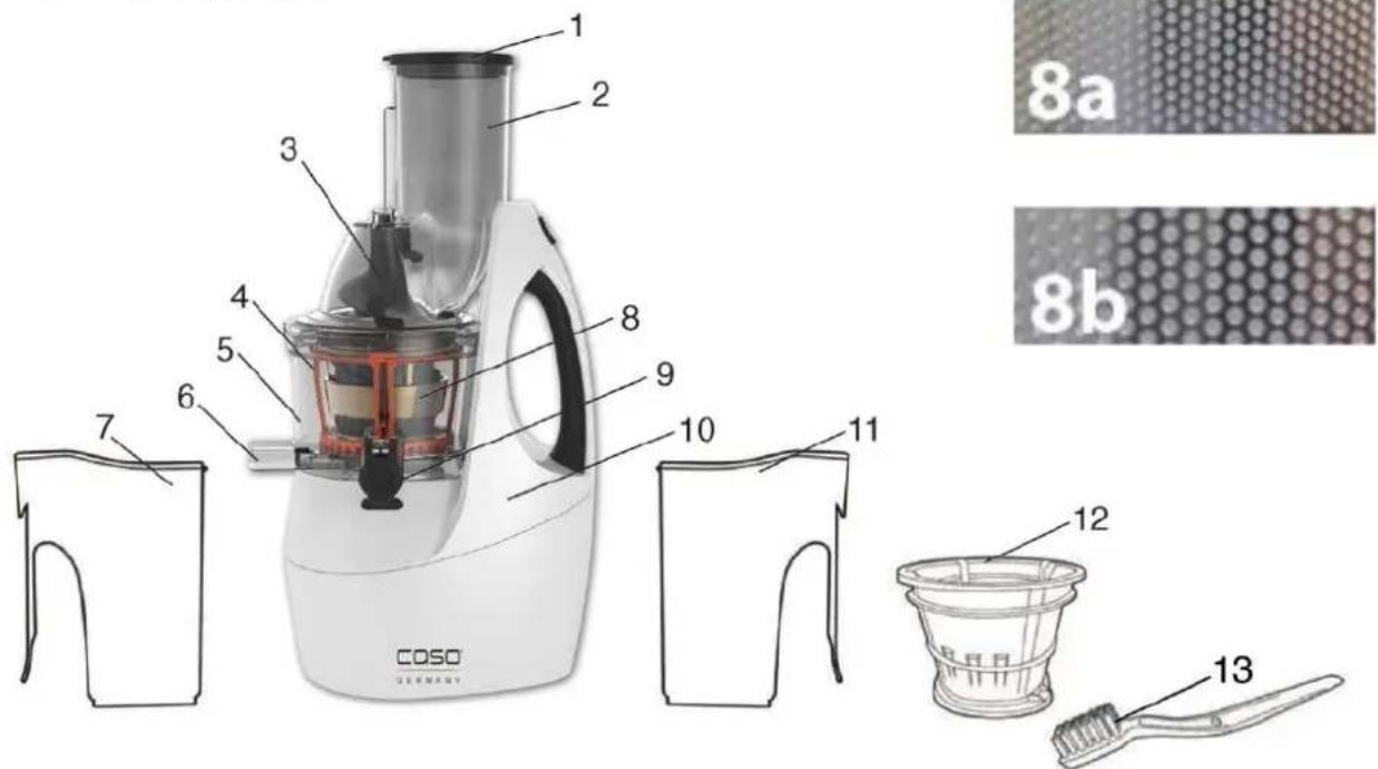 CASO Slow Juicer SJW 450 - Panorama - 1