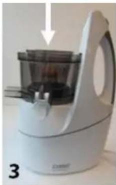 CASO Slow Juicer SJW 450 - 2b.Sorbetinzet - 3