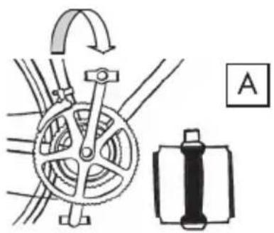 BH FITNESS Oxford Wave - Montaje de los pedales - 1