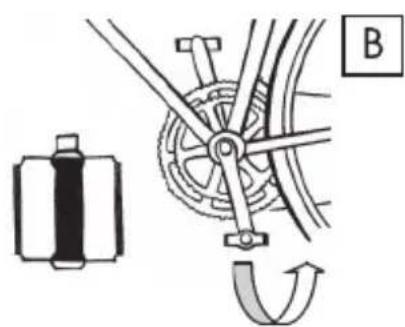 BH FITNESS Oxford Wave - Montage des pédales - 2