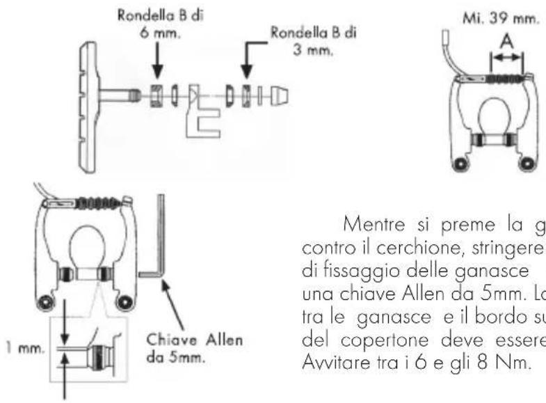 BH FITNESS London Pro - • V-brake (freno a pattino) - 1