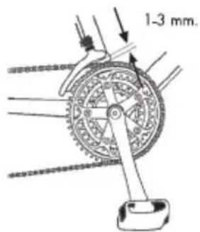 BH FITNESS London Pro - • Regulação das mudanças dianteiras - 1