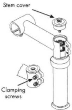 BH FITNESS London Pro - • Setting of handlebar stem - 3