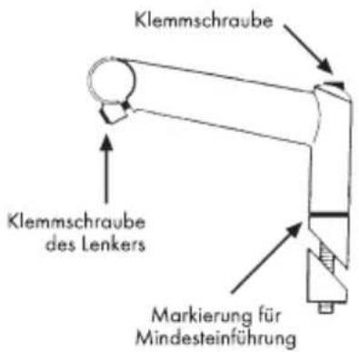 BH FITNESS Gacela Pro - • Einstellen des lenkervorbaus - 1
