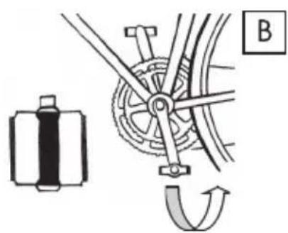 BH FITNESS Boston Wave - Montage des pédales - 2