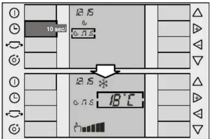 10 sec/ 12:15 0 ns 12:15 * 0 ns 18°C