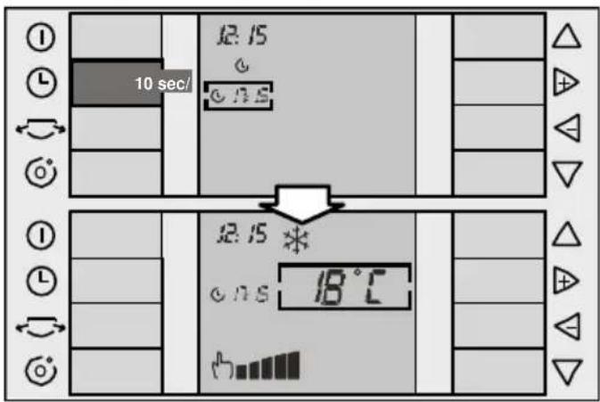 10 sec/ 12:15 0.75 12:15 * ons 18°C