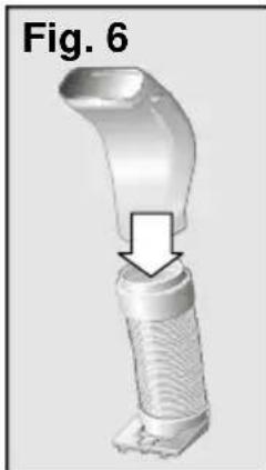 Fig. 7 Hueco para la ubicación del conjunto tubo expulsor de aire