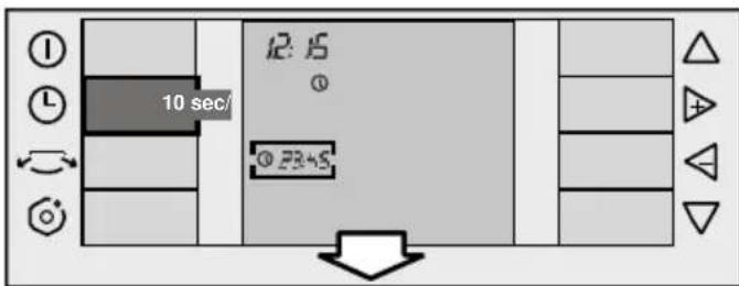 10 sec/ 12:15 ① ② 23+5