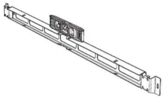 Audac IMEO1 - Étape 1: fixer la barre murale de soutien - 1