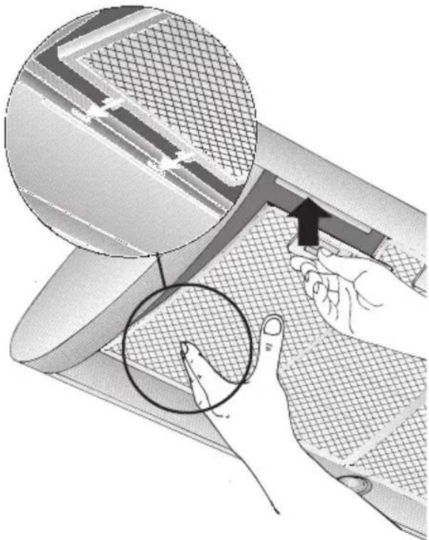 NEFF D9950N0 - Metalen vetfilters verwijderen en aanbrengen: - 1