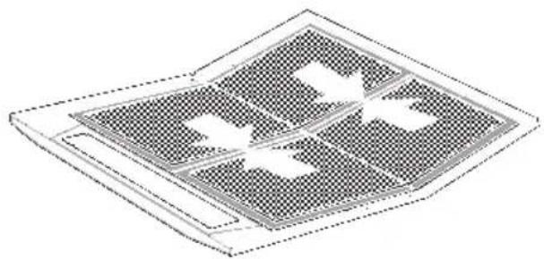 NEFF D1603N0 - Aus- und Einbau den Metall-Fettfilter (siehe Vlies-Fettfilter): - 1