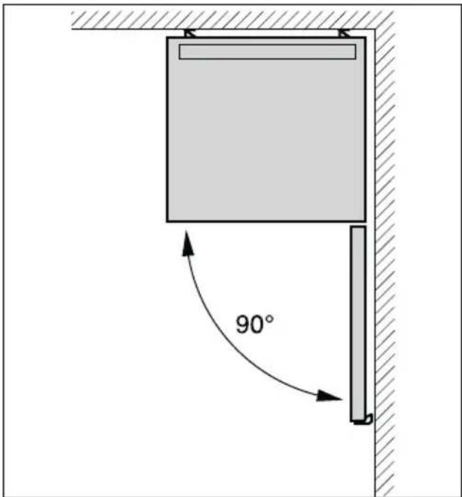 Profilo BD2556W3IN - Απόσταση από τον τοίχο - 1
