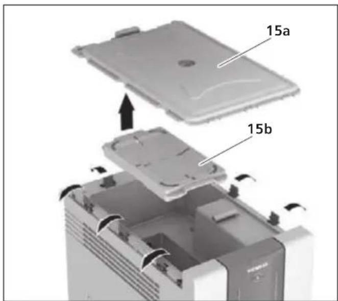 SIEMENS pureFlow DW03500 - Svuotamento e pulizia dei serbatoi dell'acqua - 2