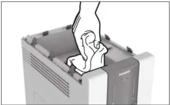 SIEMENS pureFlow DW03500 - Draining and cleaning the water tanks - 3