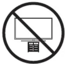 SAMSUNG UE43RU7449UXZG - Precauzioni di sicurezza: Fissaggio del televisore alla parete per impedirne la caduta - 1