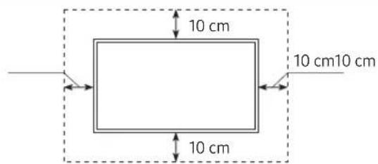 SAMSUNG UE43RU7449UXZG - Ventilation adaptée de votre téléviseur - 2
