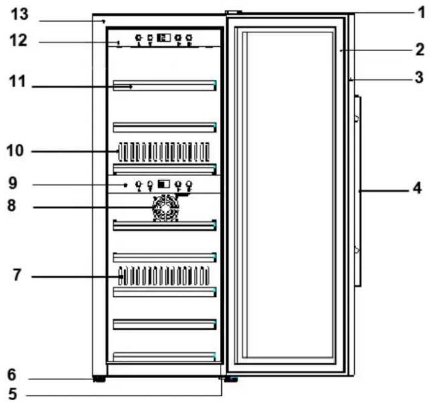 CASO WineComfort 1260 - Complete overview - 1