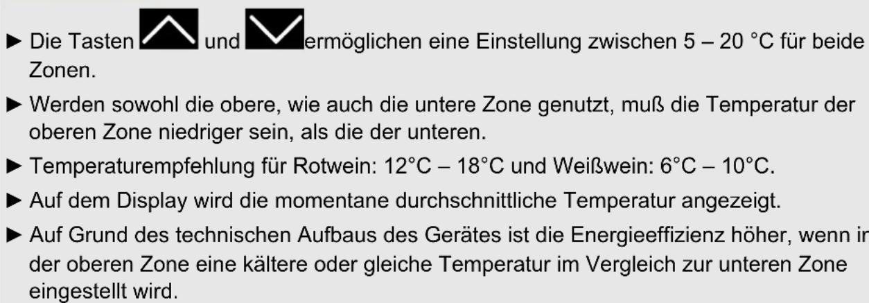 CASO WineComfort 1260 - HINWEIS - 1
