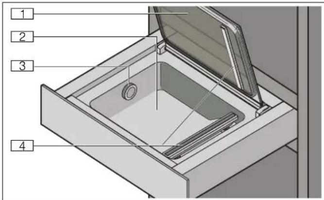 NEFF N17XH10N0 - Montage du tiroir de mise sous vide - 1