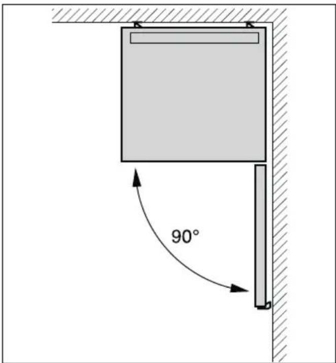 BOSCH KSV36AI30 - Distance from wall - 1