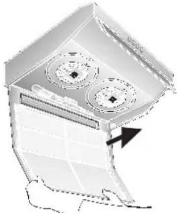 NEFF D1613S0GB - Aus- und Einbau den Vlies-Fettfilters: - 2