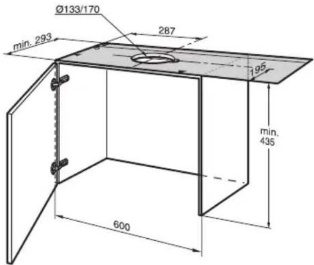 NEFF D4972X0GB - Exhaust air directed upwards: - 1