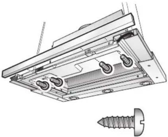 NEFF D4972X0GB - Συναρμολόγηση του πήχη λαβής: - 2