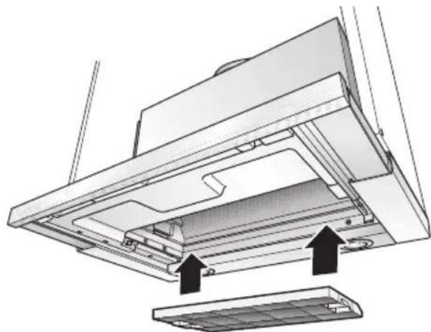 NEFF D4672X0GB - Inserting the filter: - 1