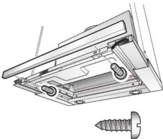 NEFF D4672X0GB - A handle moulding must be attached to the filter drawer. - 2