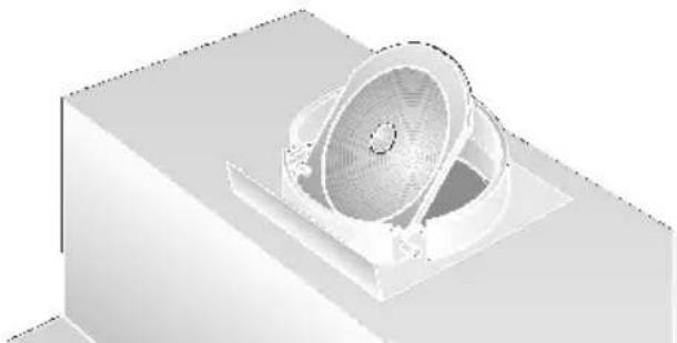 NEFF D4618X0GB - Installing the one-way flap: - 2