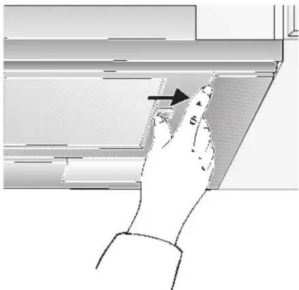 NEFF D4618X0GB - For appliances with a glass plate in the pull-out vapour extractor: - 1