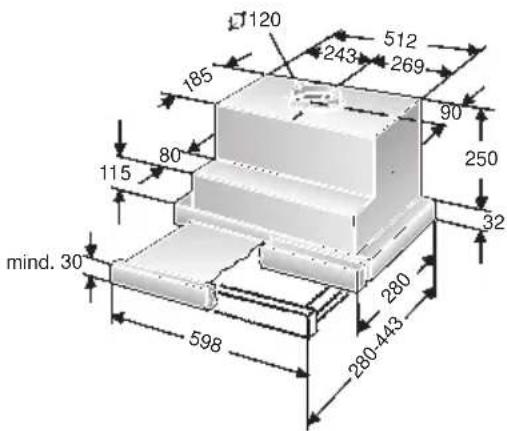 NEFF D4618X0GB - Απορρόφηση ακάθαρτου αέρα προς τα πάνω: - 2