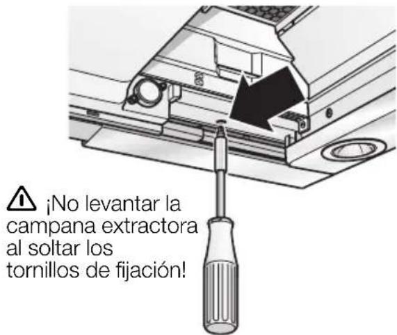 SIEMENS LI46931GB - Desmontar la campana extractora del armario superior - 1