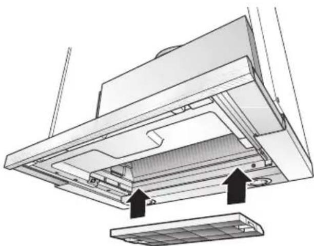 SIEMENS LI49632GB - Inserting the filter: - 1