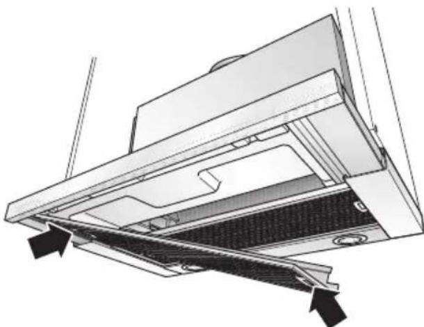 SIEMENS LI44631 - Desmontar y montar los filtros antigrasa metálicos: - 1