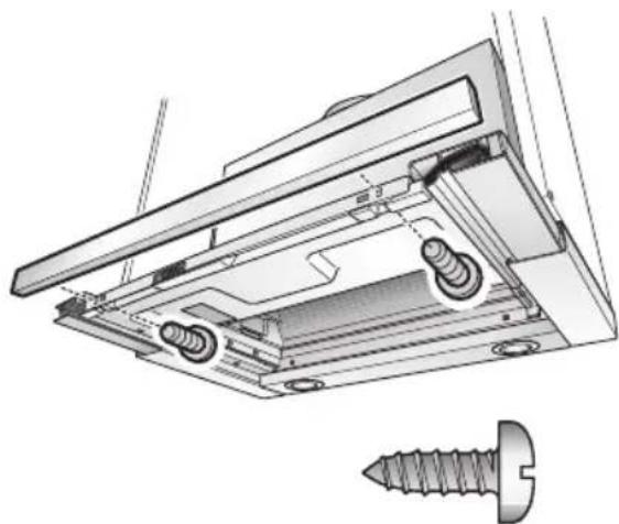 SIEMENS LI44631 - Attaching the handle moulding: A handle moulding must be attached to the filter drawer. - 2