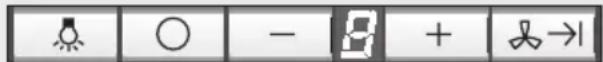 SIEMENS LC959TA60 - Changing the electronic control system to recirculating mode: - 1