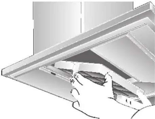 SIEMENS LC959TA60 - Inserting the filter: - 1