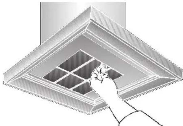 BOSCH DKE945M - Removing the filter: - 1