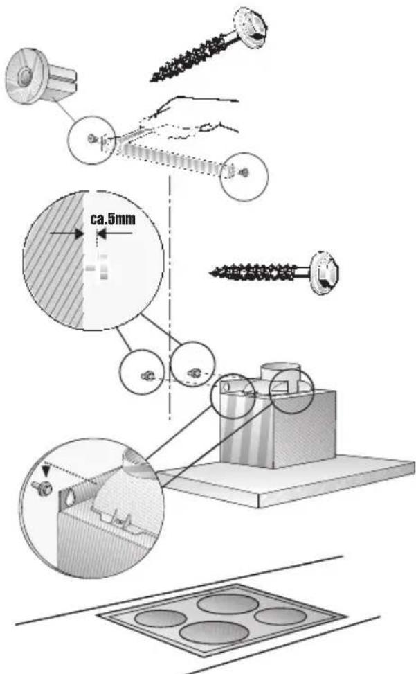 BOSCH DKE945M - Montaji - 2