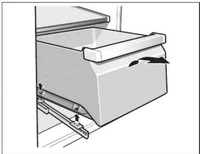 SIEMENS KA62DS51 - Removing the container - 1