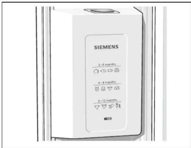 SIEMENS KA62DS51 - Calendario di congelamento - 1