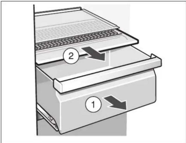 SIEMENS KA62DS51 - Vochtfilter eruit halen - 1